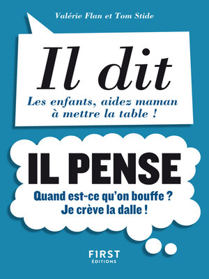 cover image of Petit Livre de--Il dit, il pense